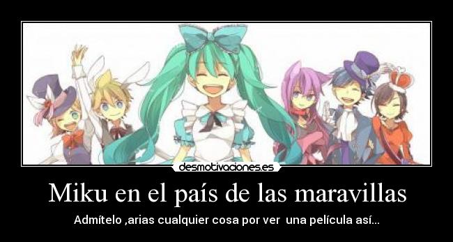 Miku en el país de las maravillas -