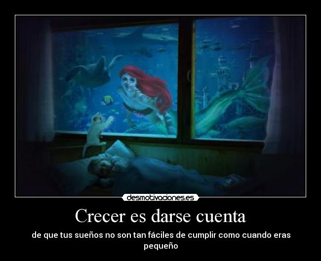 Crecer es darse cuenta -