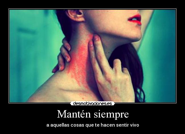 Mantén siempre - 