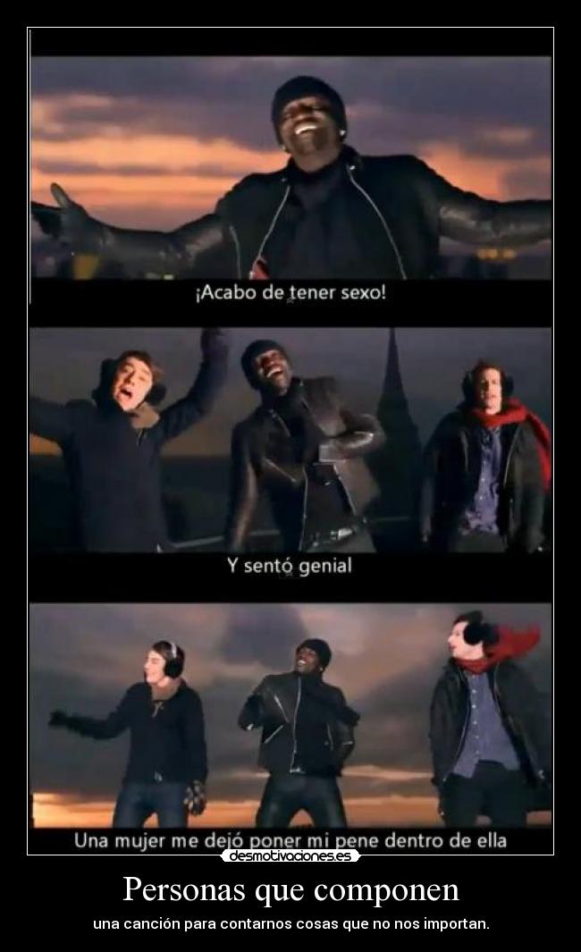 Personas que componen - 