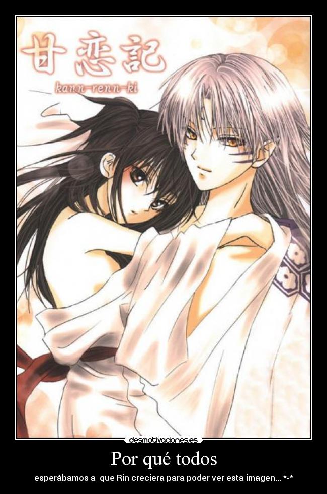 Por qué todos - esperábamos a que Rin creciera para poder ver esta imagen... *-*