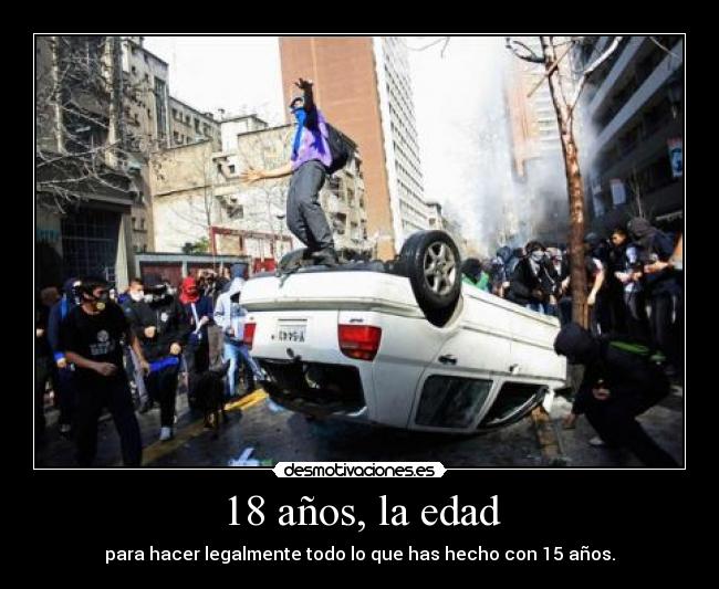18 años, la edad -