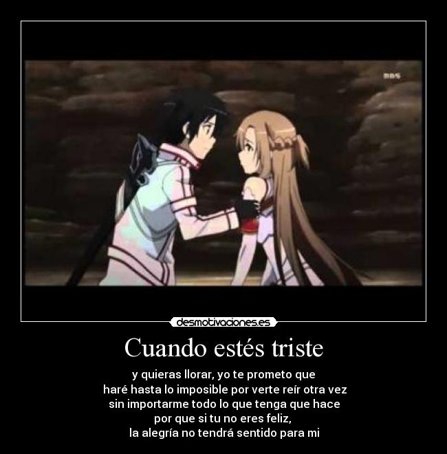 Cuando estés triste -