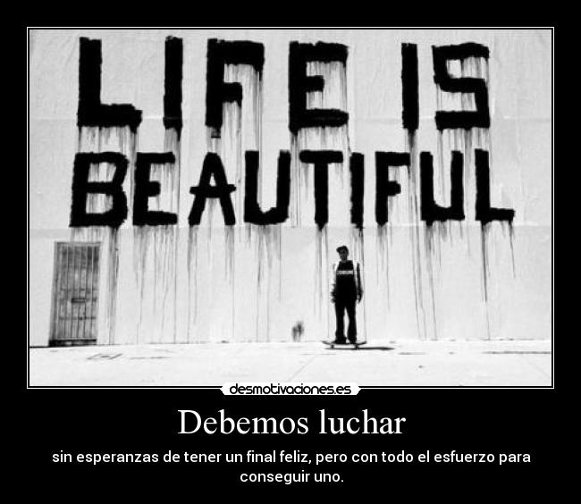 Debemos luchar - 
