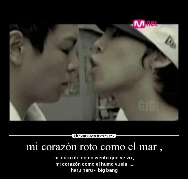 mi corazón roto como el mar , -
