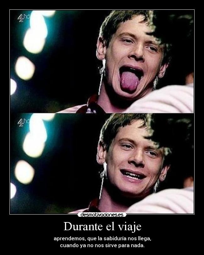 Durante el viaje -