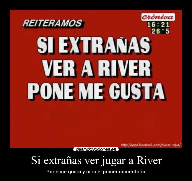 carteles river desmotivaciones