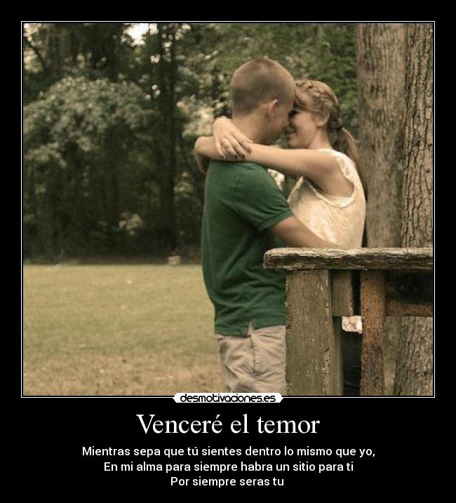 Venceré el temor - 