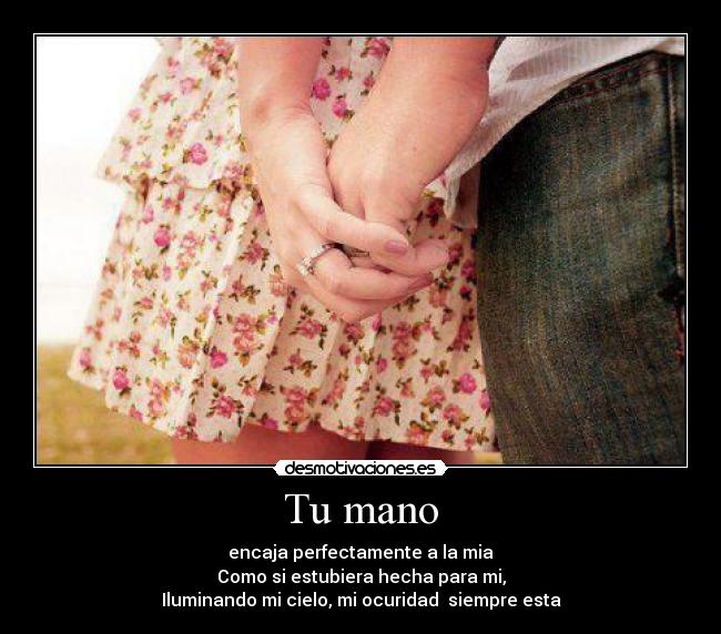 Tu mano - 