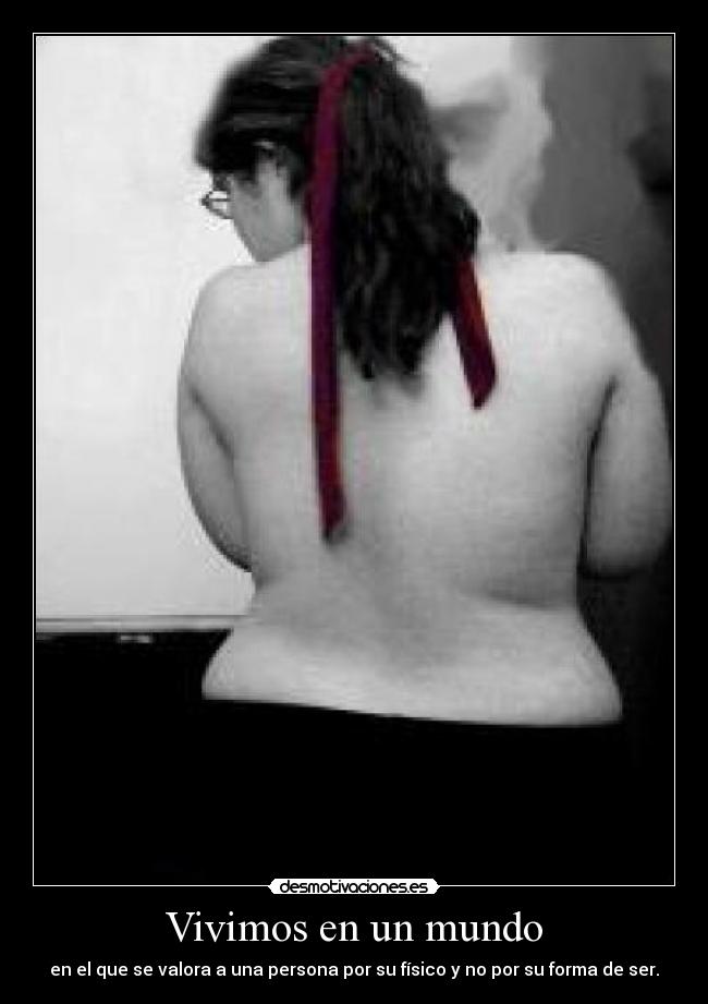 Vivimos en un mundo -