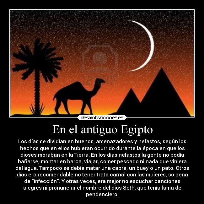 En el antiguo Egipto -