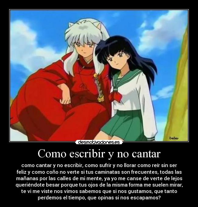 Como escribir y no cantar - 