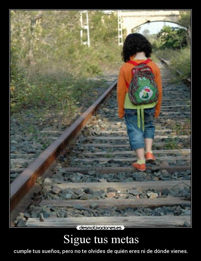 Sigue tus metas -