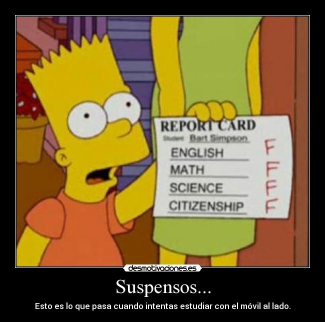 Suspensos... - 