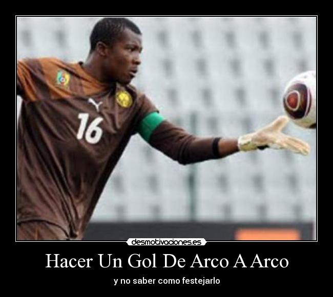 Hacer Un Gol De Arco A Arco - 