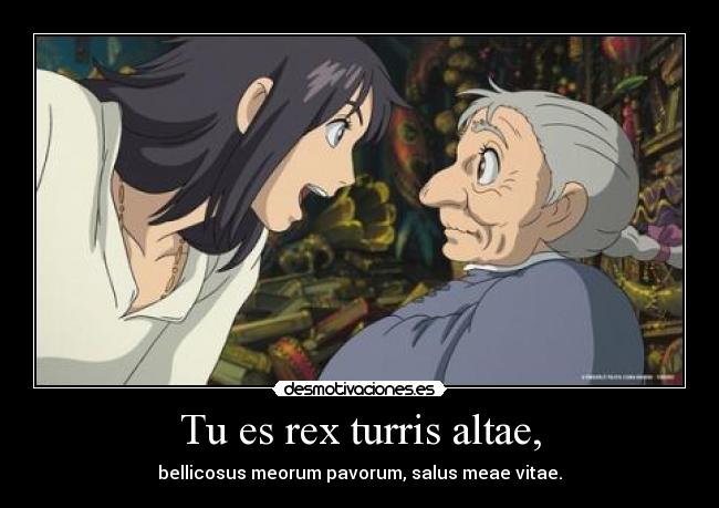 Tu es rex turris altae, -