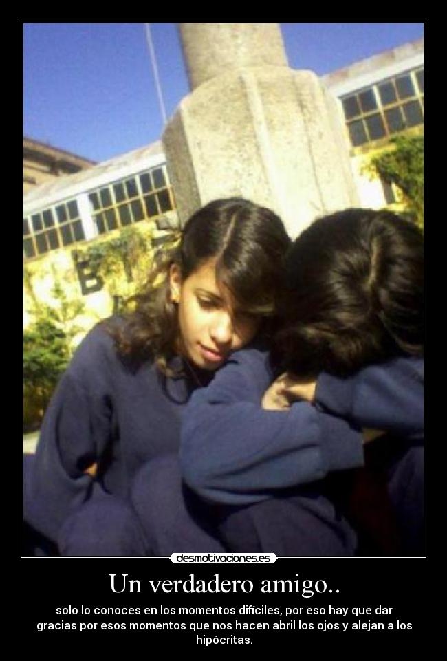 Un verdadero amigo.. -
