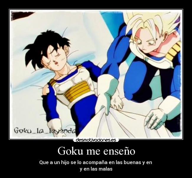 carteles goku gohan desmotivaciones