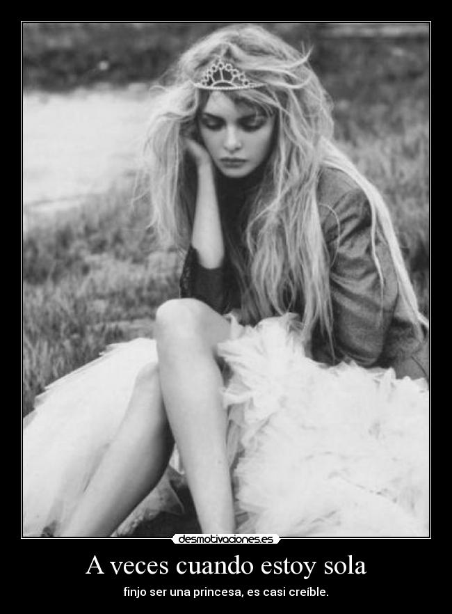 A veces cuando estoy sola - 