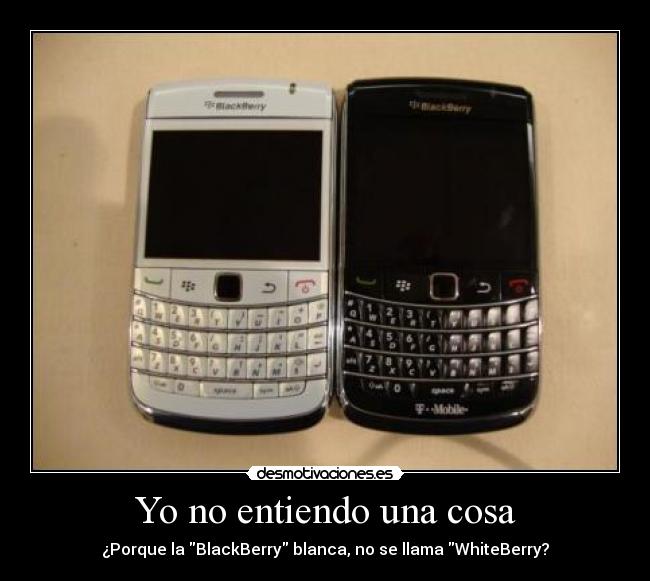 Yo no entiendo una cosa -