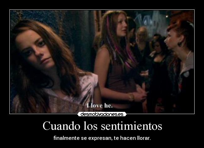 Cuando los sentimientos -