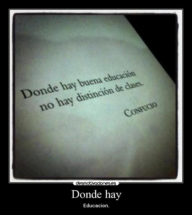 Donde hay - 