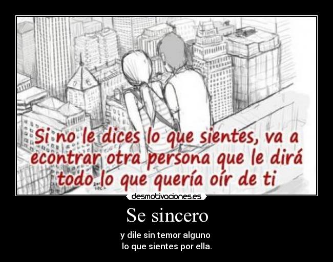 Se sincero -