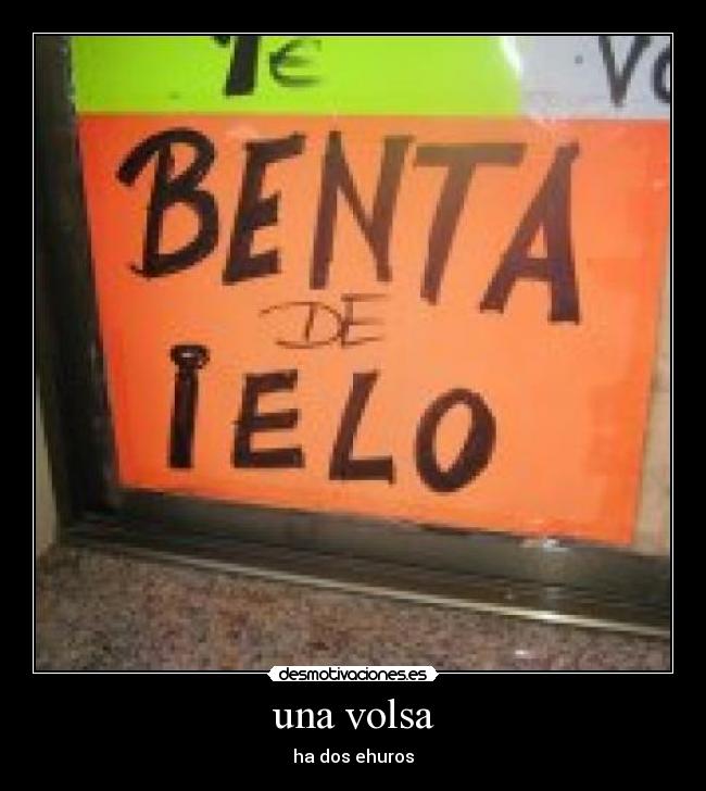 una volsa - ha dos ehuros