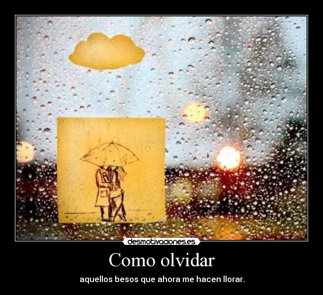 Como olvidar -