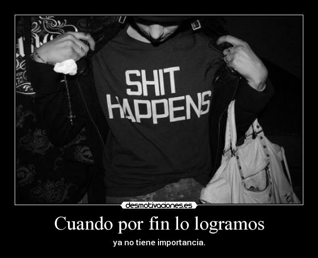 Cuando por fin lo logramos -