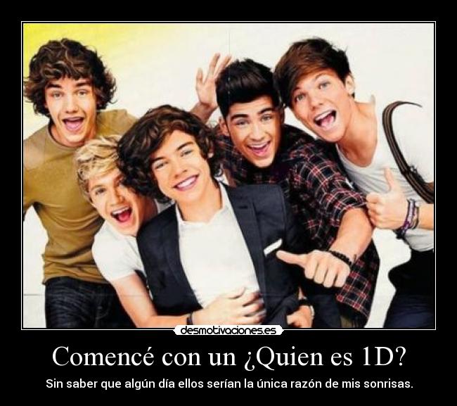 Comencé con un ¿Quien es 1D? -