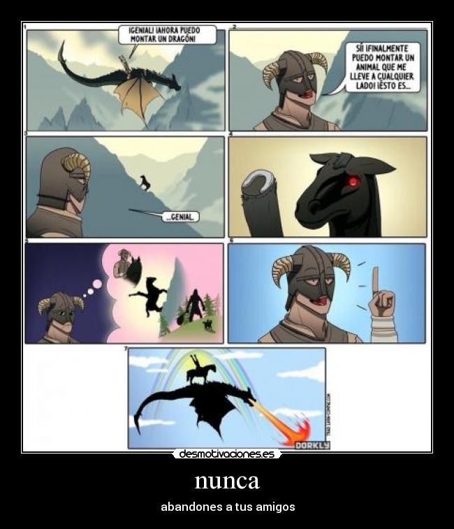 nunca - abandones a tus amigos