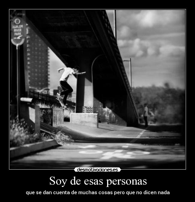 Soy de esas personas -