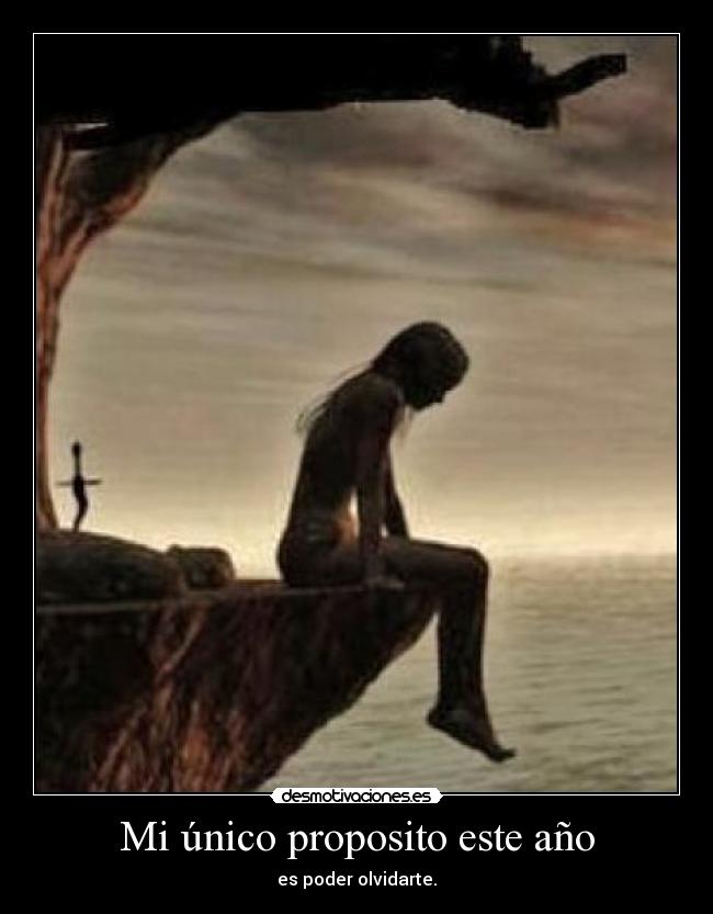 carteles olvidar amor ano desmotivaciones