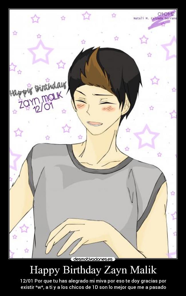 Happy Birthday Zayn Malik -