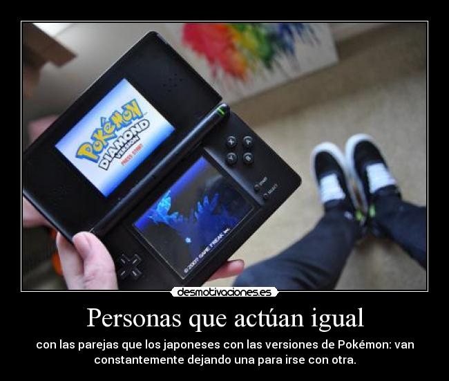 Personas que actúan igual - 