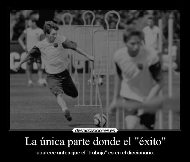 La única parte donde el éxito - 
