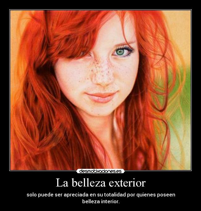 La belleza exterior -