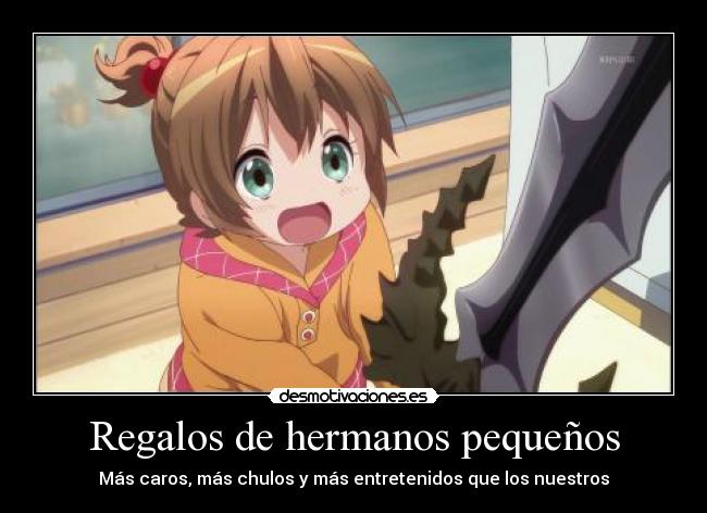 Regalos de hermanos pequeños -