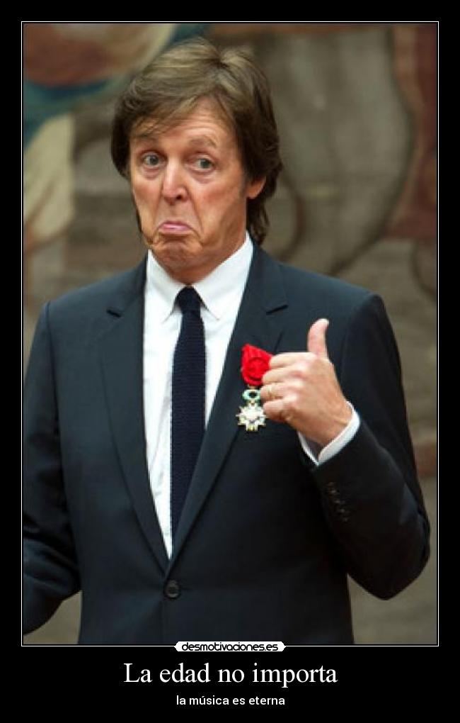 La edad no importa - la música es eterna