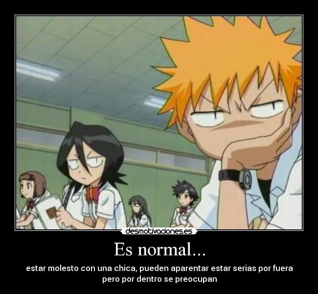 carteles bleach ichigo kurosaki rukia kuchiki echos reales amigos friendzone desmotivaciones