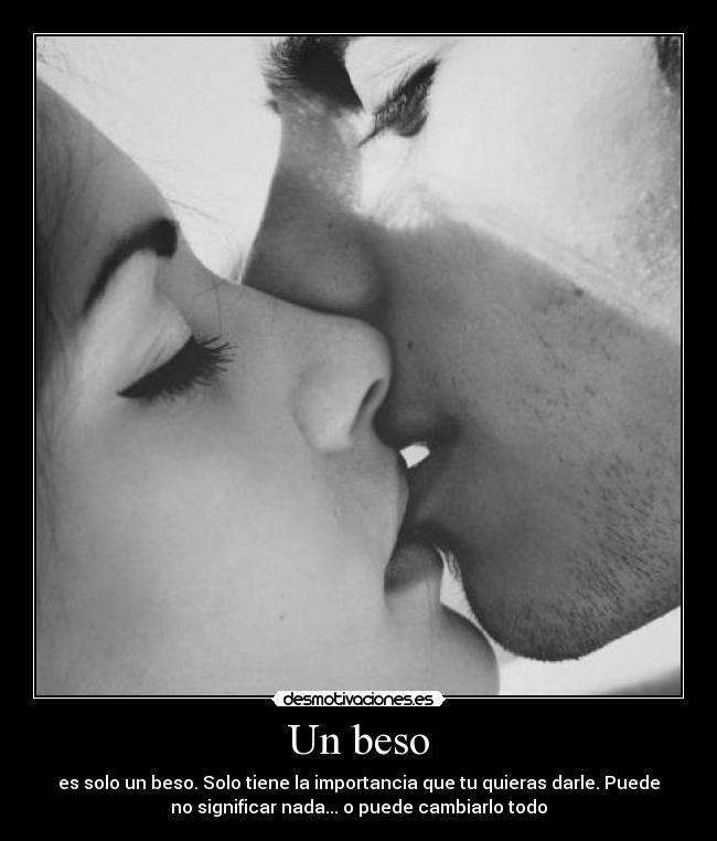 Un beso -