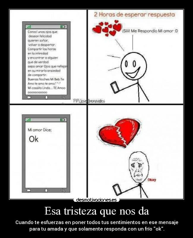Esa tristeza que nos da - 