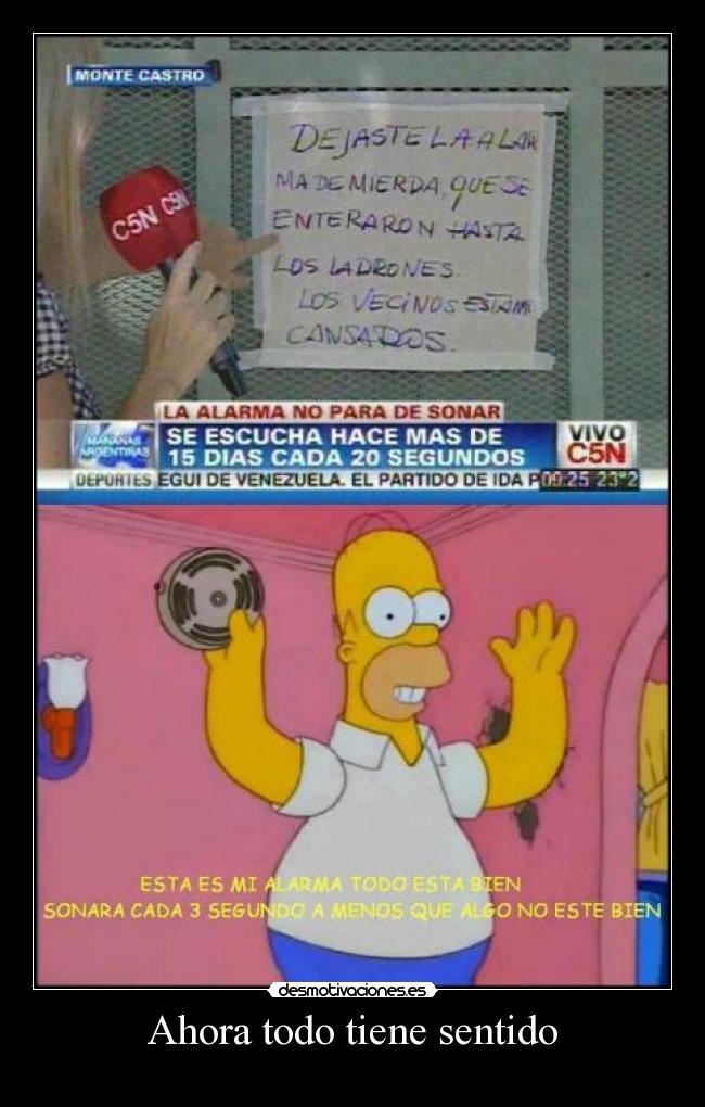 Ahora todo tiene sentido -