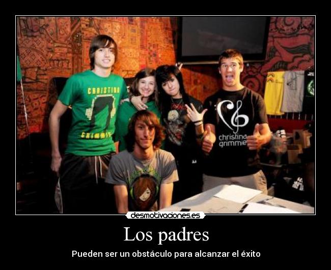 carteles padres padres obstaculo exito desmotivaciones