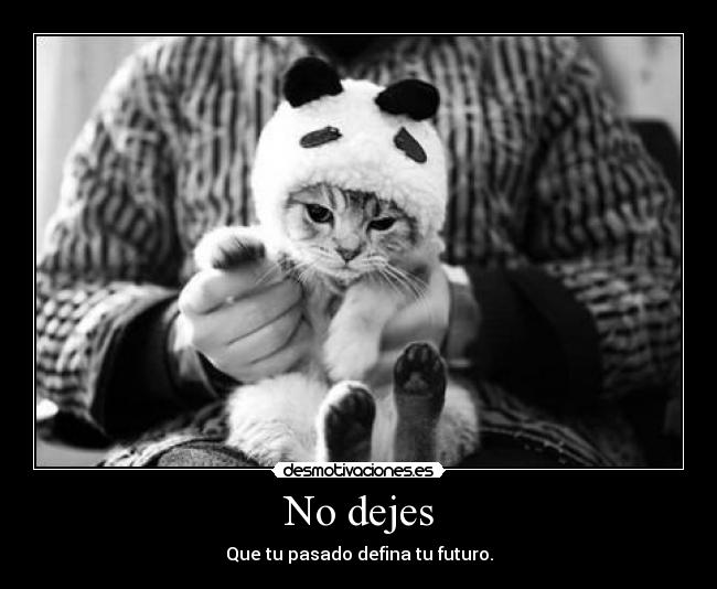 No dejes -