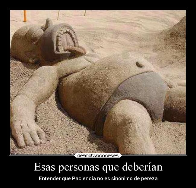 Esas personas que deberían - 