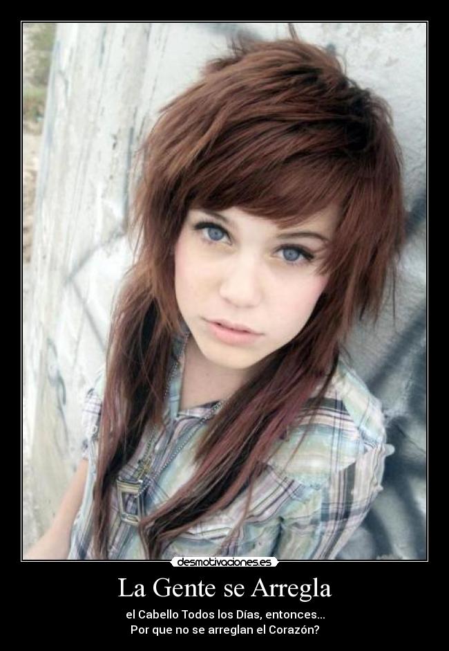 carteles arreglar cabello corazon dias desmotivaciones