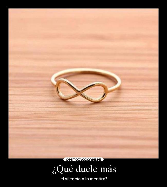 ¿Qué duele más - el silencio o la mentira?