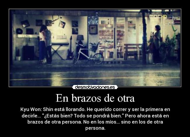 En brazos de otra - 